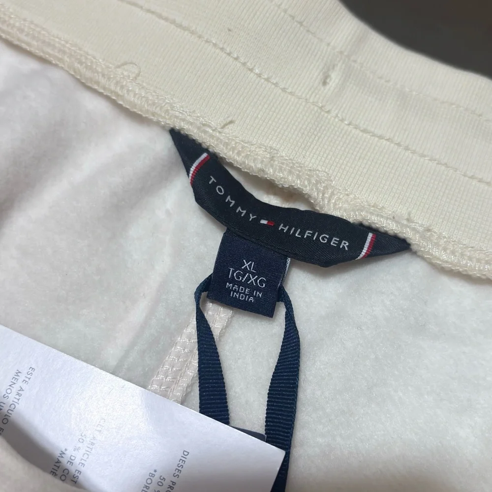 Tommy Hilfiger Cream Drawstring Shorts
